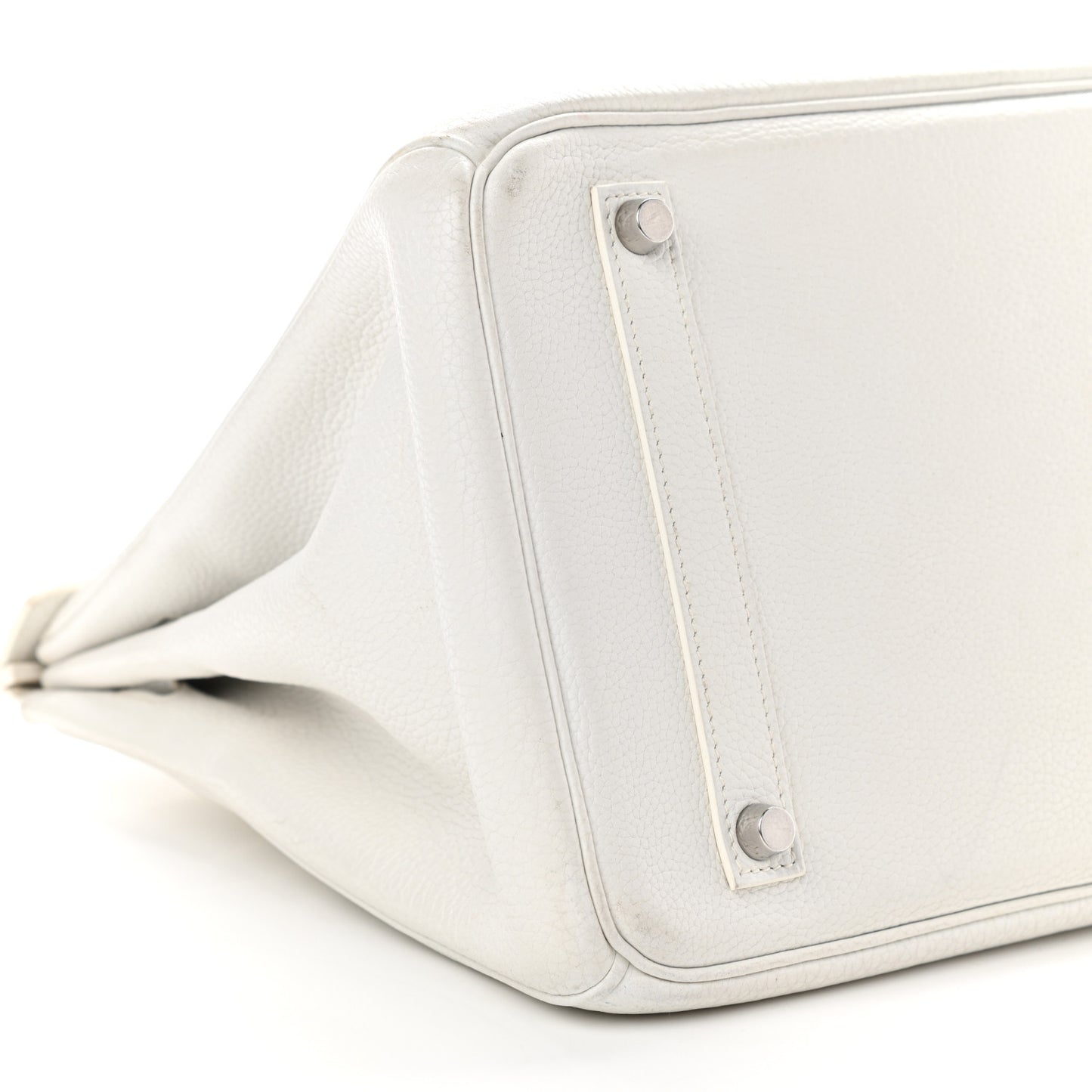 Taurillon Clemence Birkin 35 White