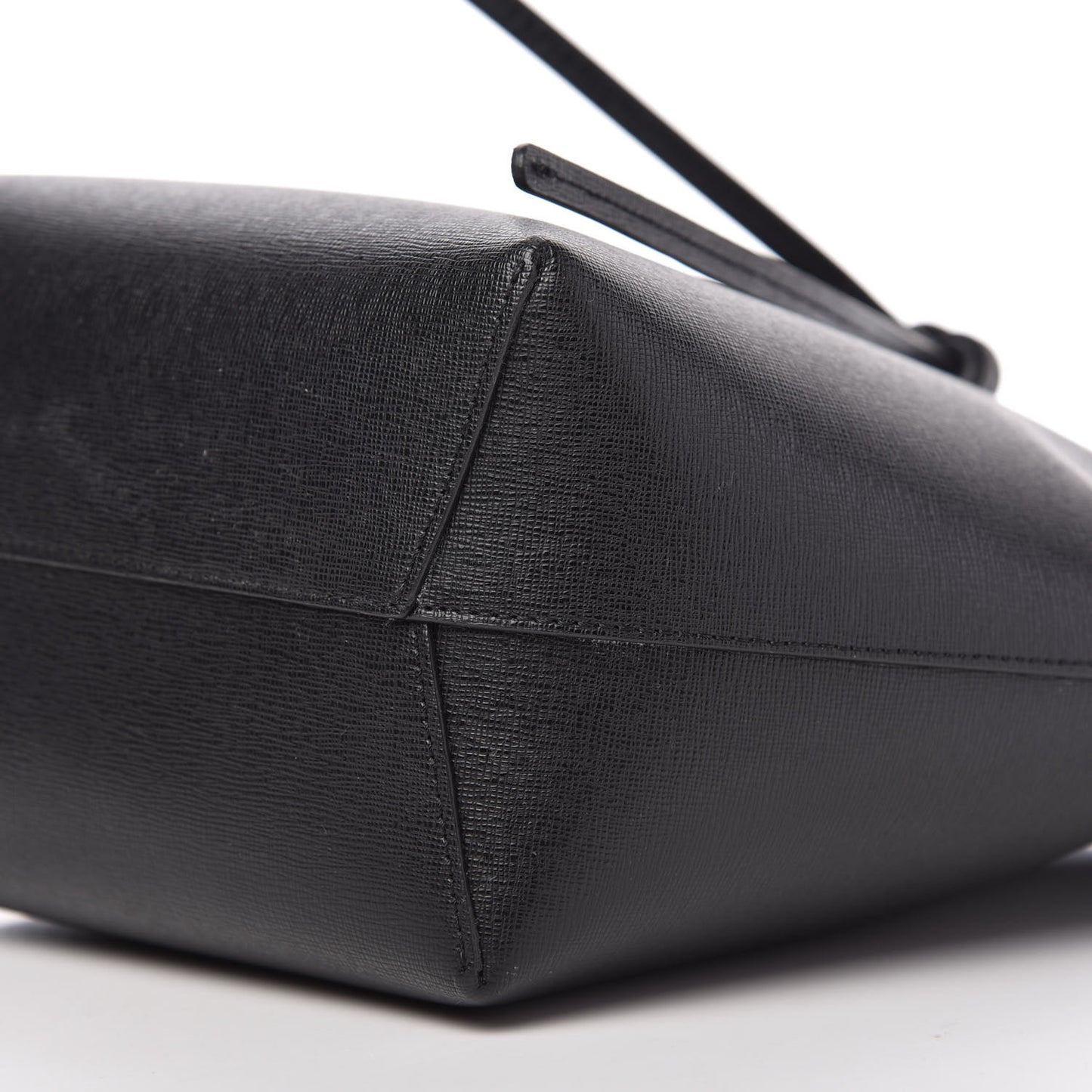 Saffiano Mini Bucket Bag Black