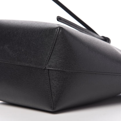 Mansur Gavriel Saffiano Mini Bucket Bag Black 7 of 10