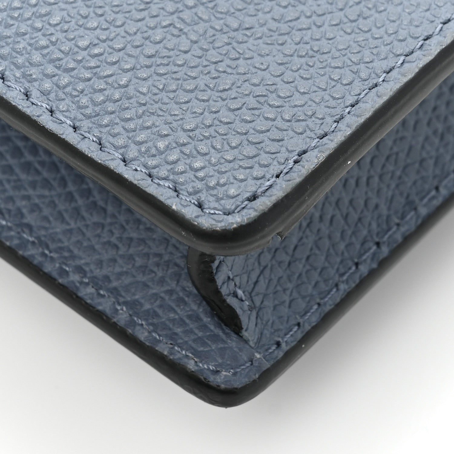 Christian Dior Grained Calfskin Saddle Belt Bag Denim Blue 12 of 12