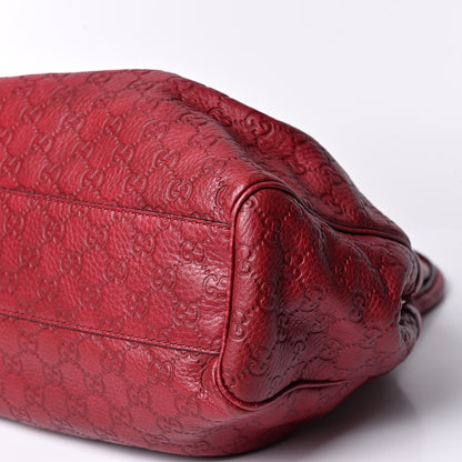 Gucci Guccissima Medium Sukey Tote Raspberry Candy 9 of 9