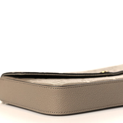 Louis Vuitton Empreinte Pochette Felicie Chain Wallet Tourterelle 6 of 7