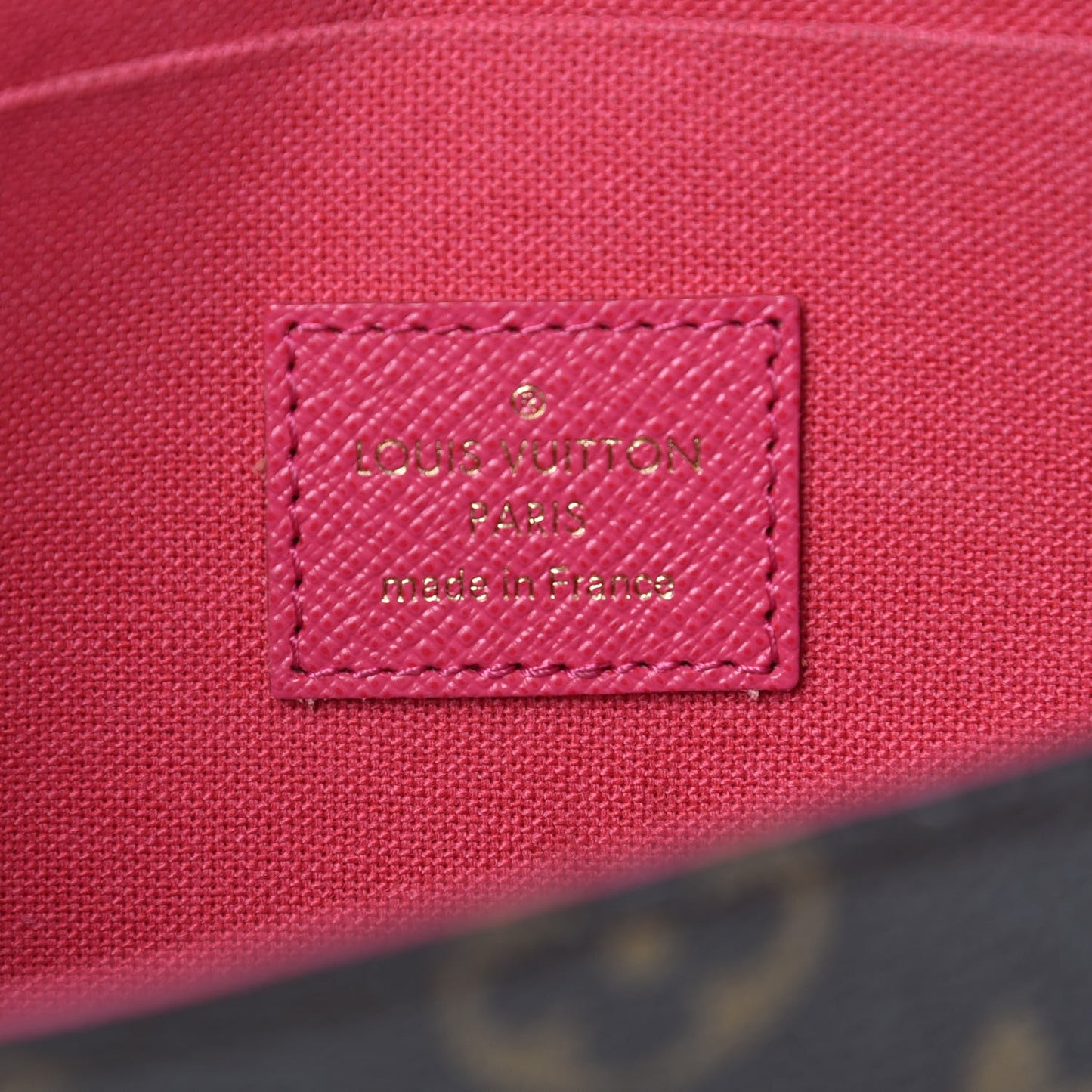 Monogram LV Love Lock Pochette Felicie Chain Wallet