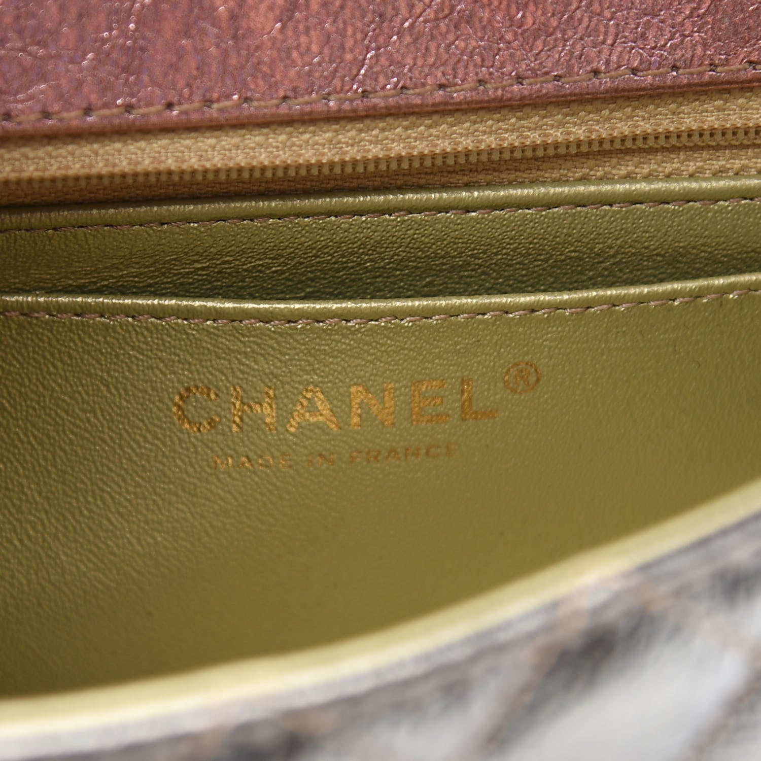 Chanel Metallic Goatskin Quilted Mini 2.55 Reissue Flap Multicolor 5 of 10