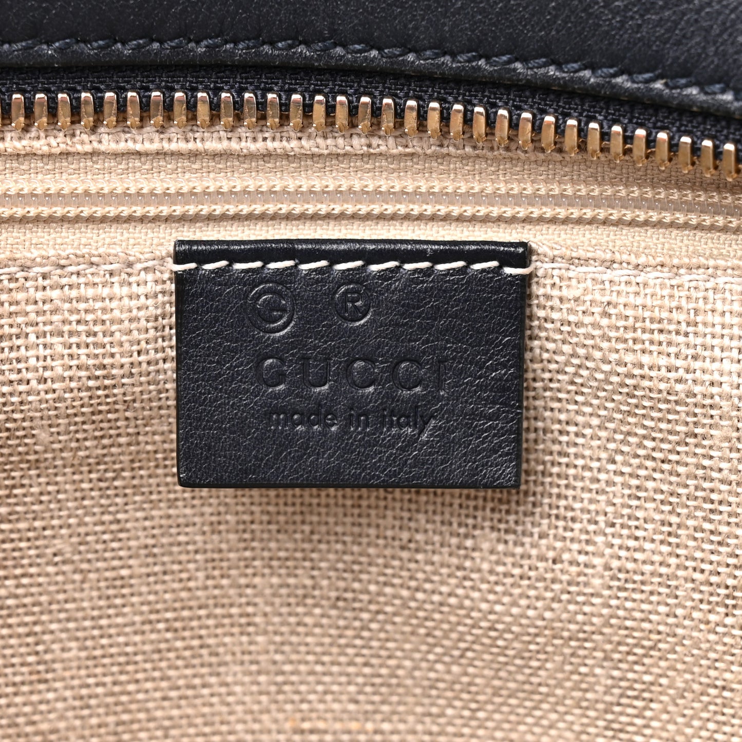 Microguccissima Medium Crossbody Bag Blue