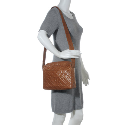 Chanel Lambskin Tassel Camera Case Light Brown 2 of 8