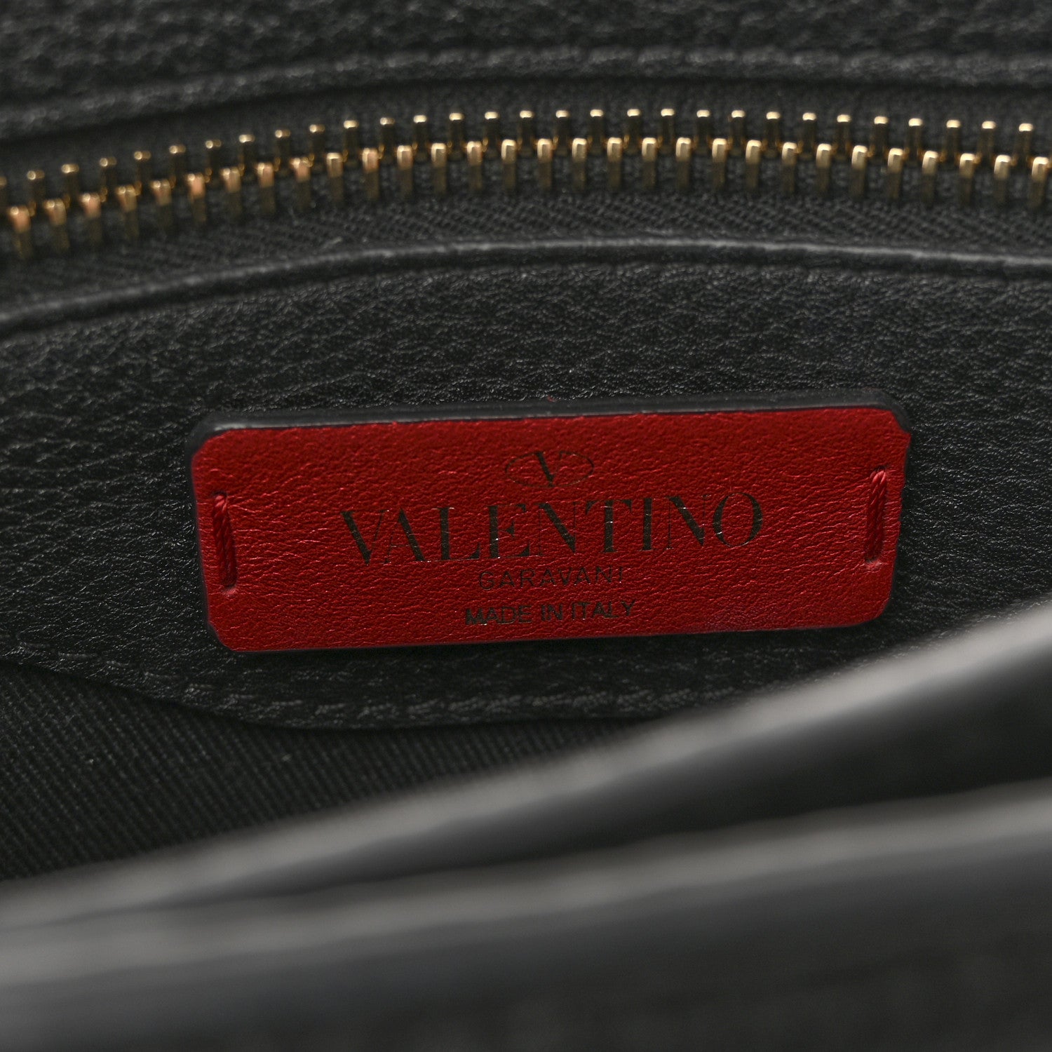 Valentino Garavani Grainy Calfskin Medium VLTN Uptown Shoulder Bag Black 6 of 12