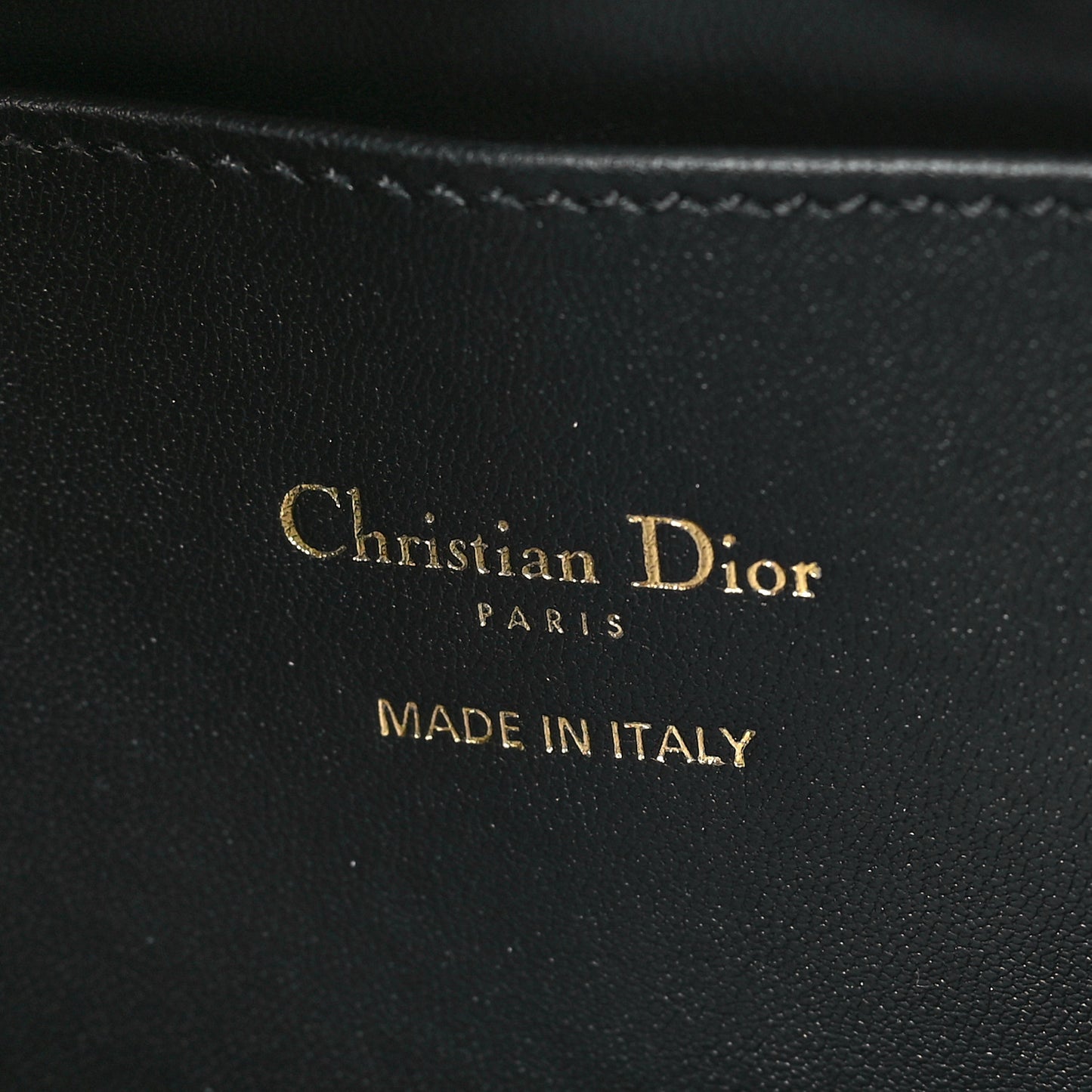 Calfskin Macrocannage Walk In Dior Hobo Black
