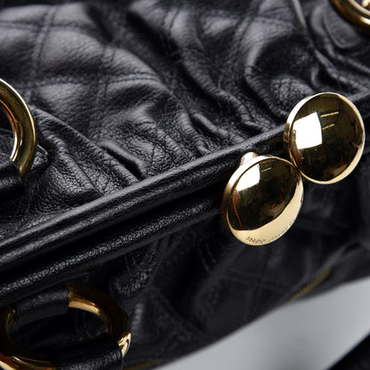Marc Jacobs Calfskin Quilted Stam Black 10 of 13