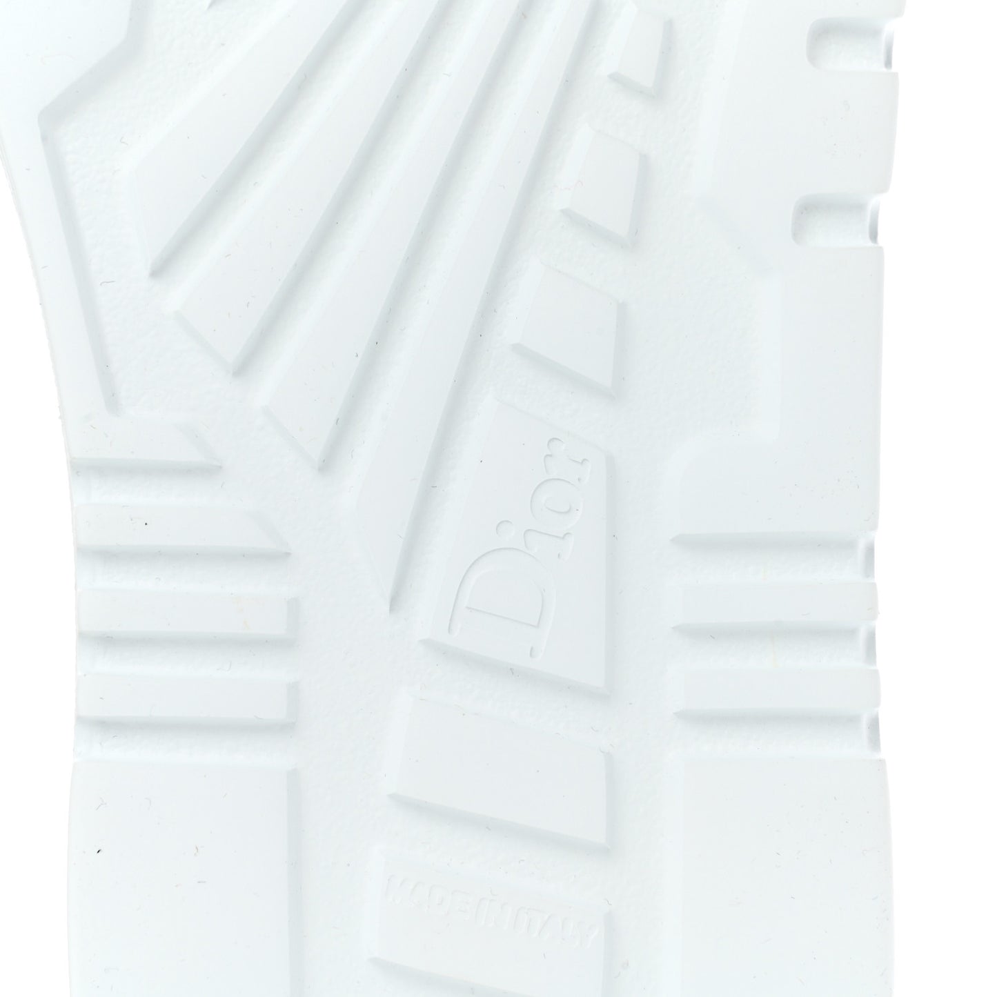 Nylon Laminated Calfskin Womens D-Player High Top Sneakers 39.5 White Gold