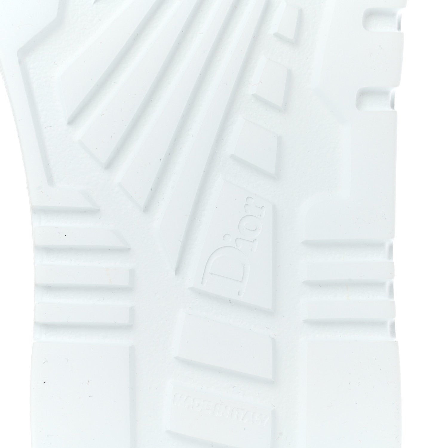 Christian Dior Nylon Laminated Calfskin Womens D-Player High Top Sneakers 39.5 White Gold 6 of 8