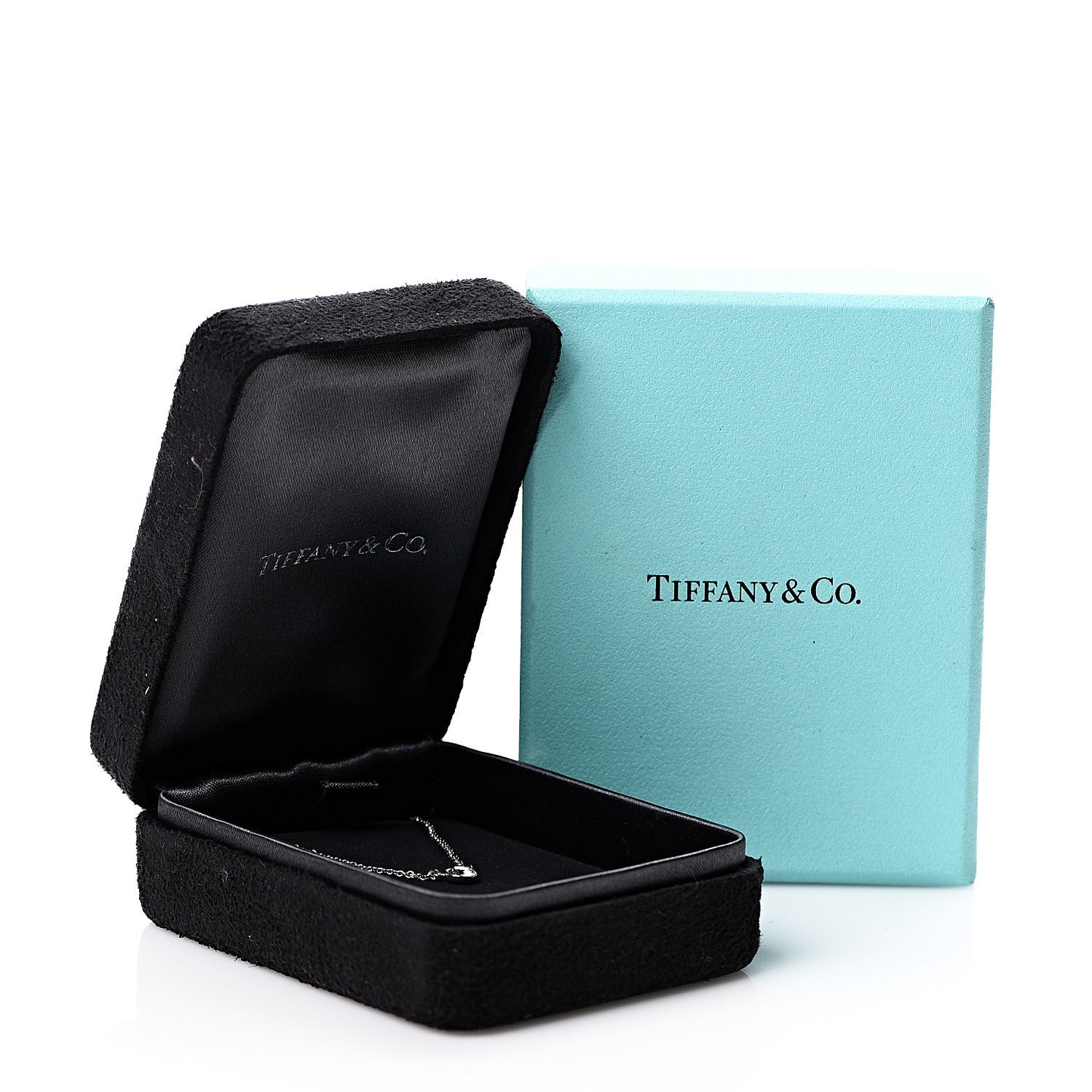 Platinum Diamond .22ct Elsa Peretti Diamonds By The Yard Pendant Necklace