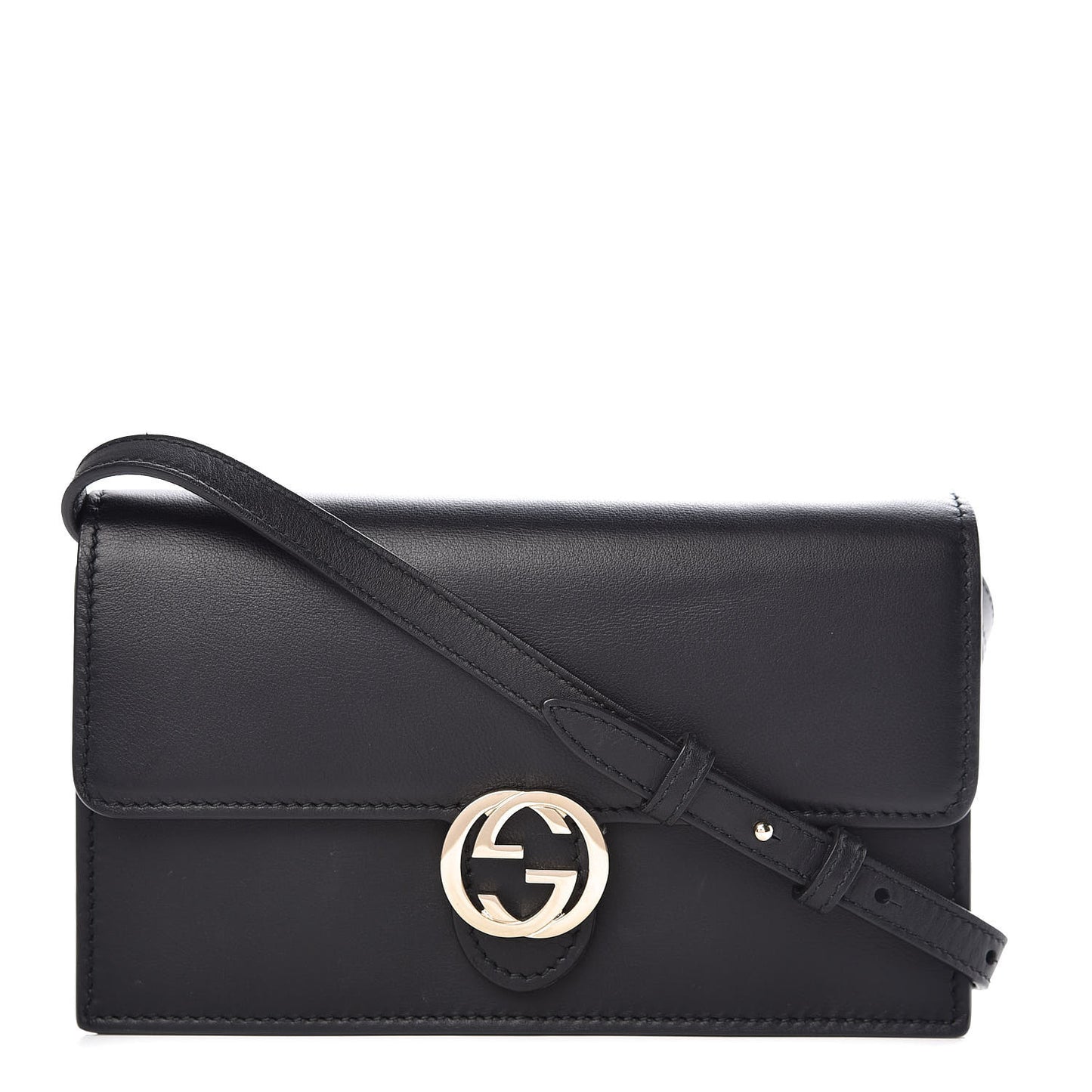 Calfskin Icon Wallet Black