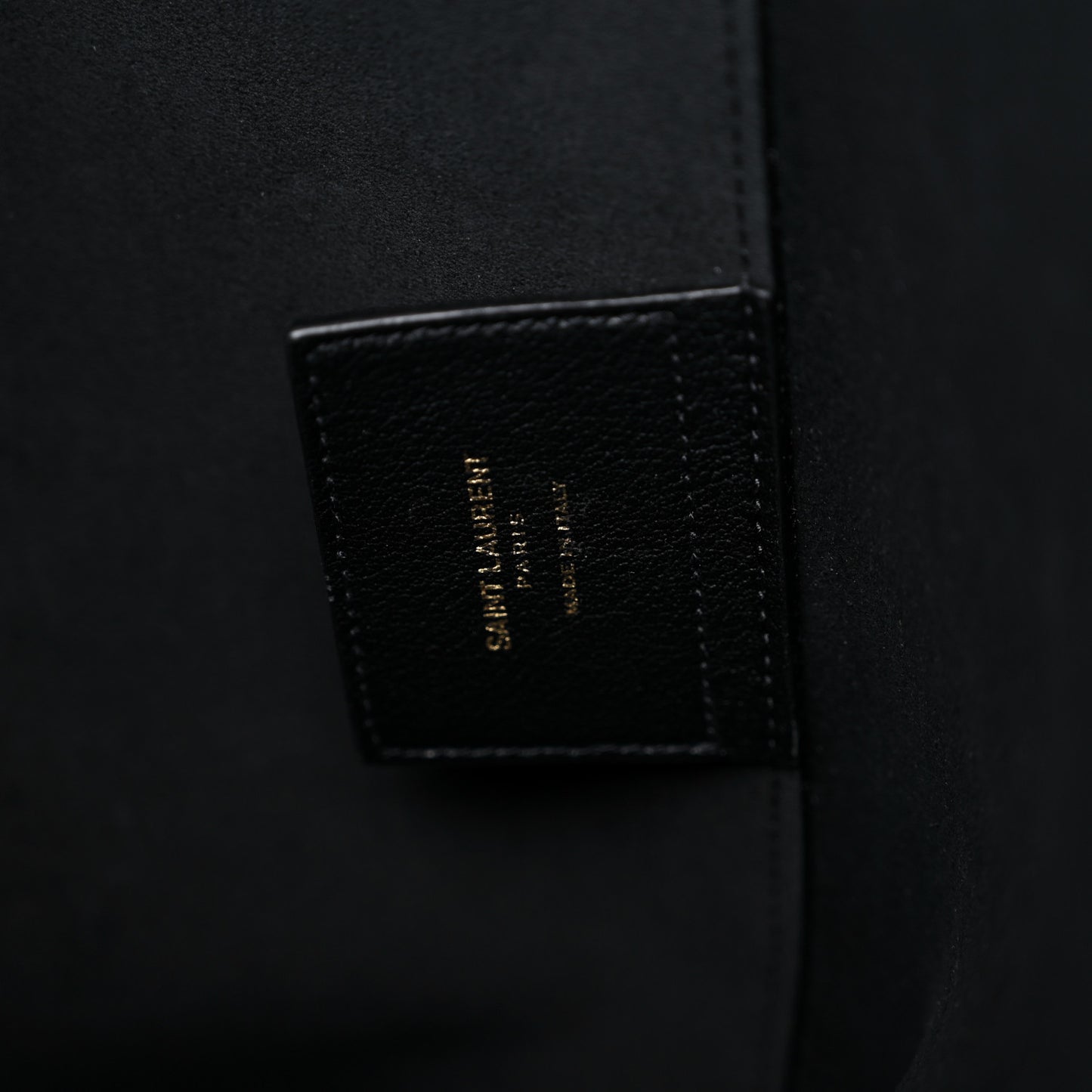 Calfskin Large Shopping Tote Black