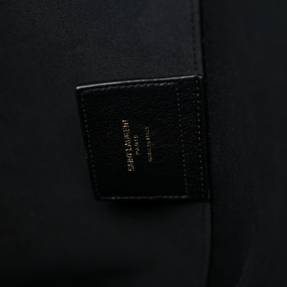 Saint Laurent Calfskin Large Shopping Tote Black 7 of 12