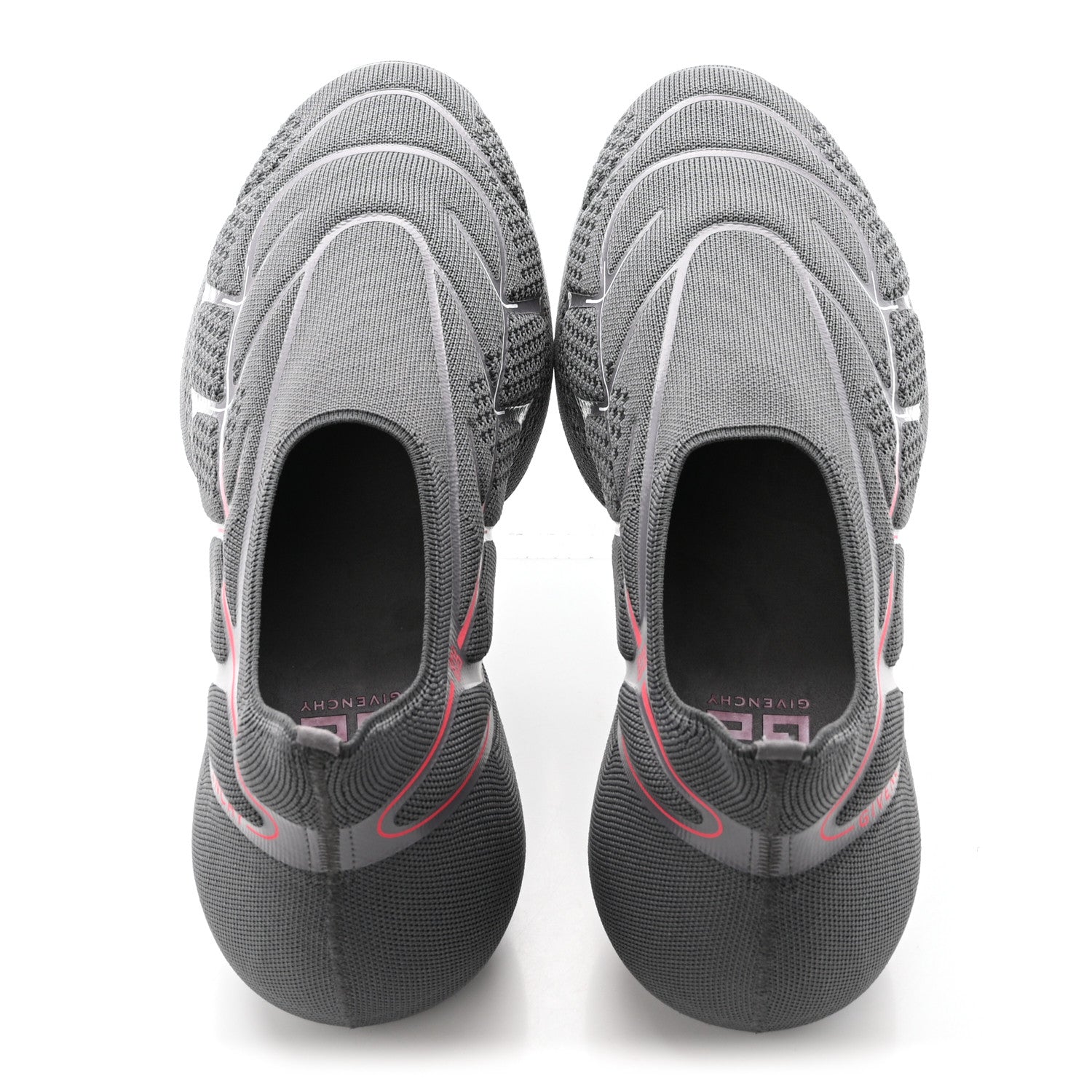 Givenchy Neoprene Mesh Mens TK-360 Sneakers 44 Grey Red 2 of 9