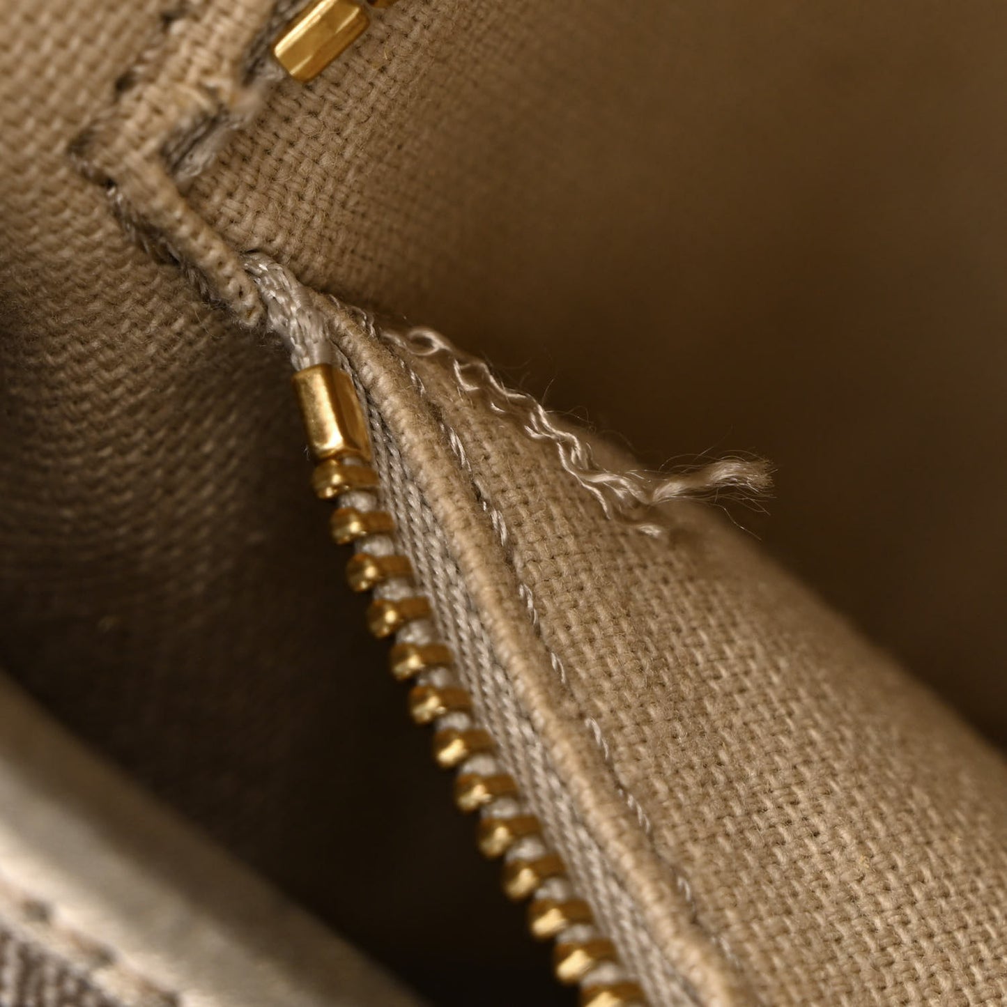Metallic Check Small Canterbury Tote Gold