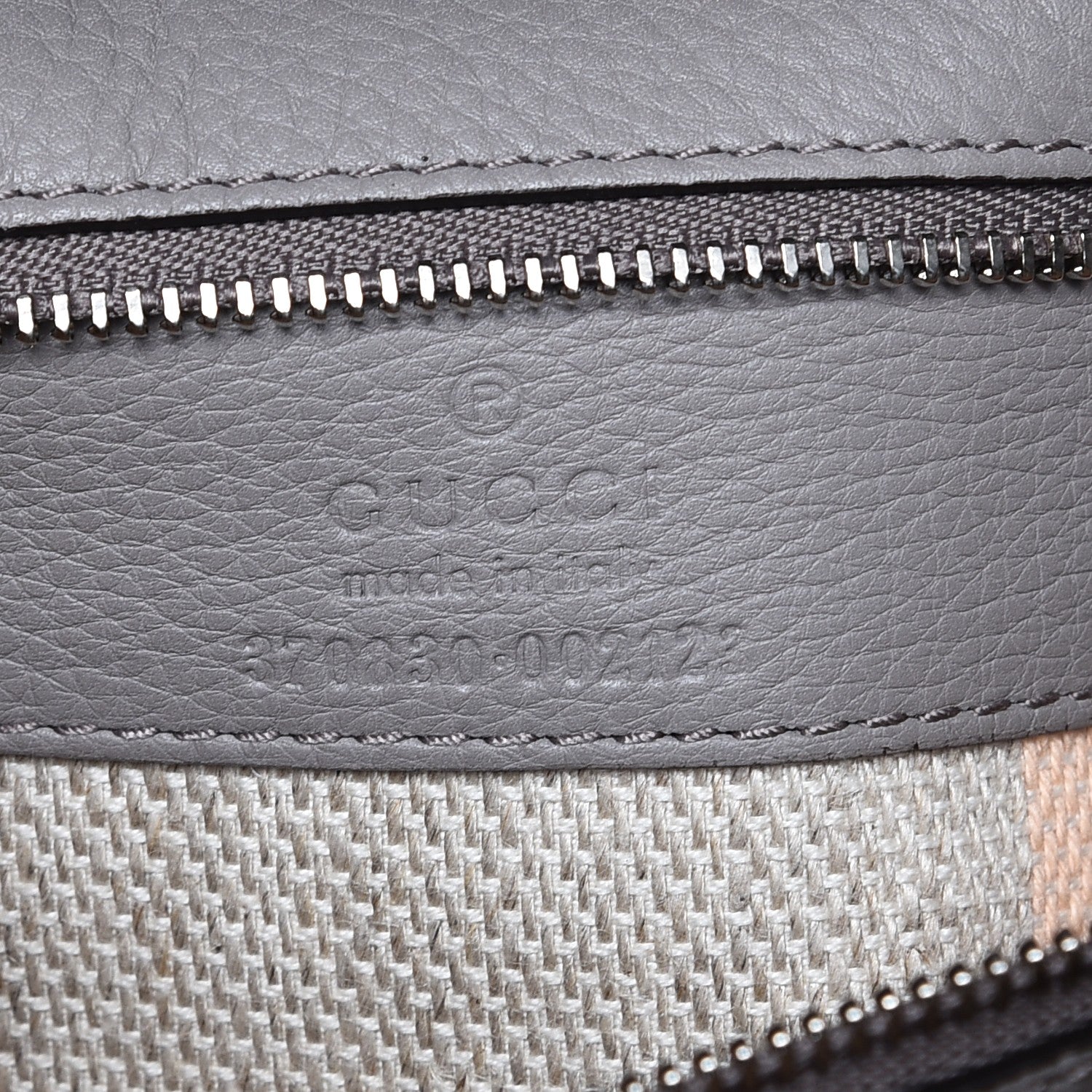 Gucci Cellarius Calfskin Large Bamboo Daily Top Handle Bag Storm Grey 7 of 9