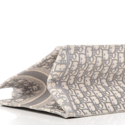 Christian Dior Oblique Medium Book Tote Grey 6 of 10