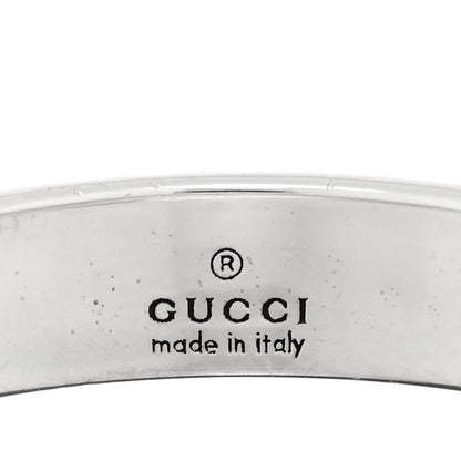Gucci Sterling Silver Narrow GucciGhost Hamlet Skull Ring 55 7.25 4 of 4