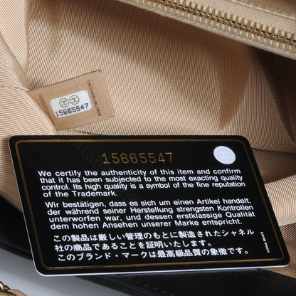 Chanel Calfskin Chevron Gabrielle Tote Black 8 of 8