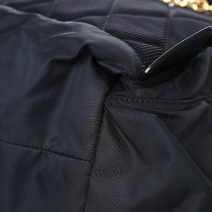 Burberry Nylon Medium Rucksack Runway Backpack Black Gold 14 of 22