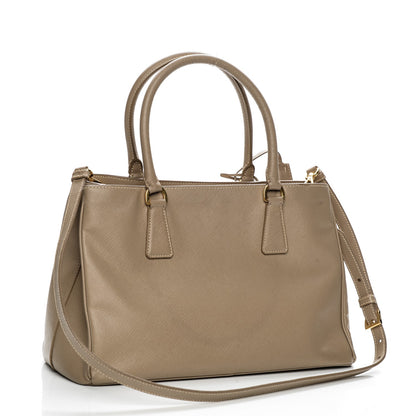 Prada Saffiano Lux Small Tote Argilla 3 of 12