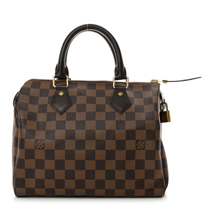 Louis Vuitton Damier Ebene Speedy 25 1 of 14