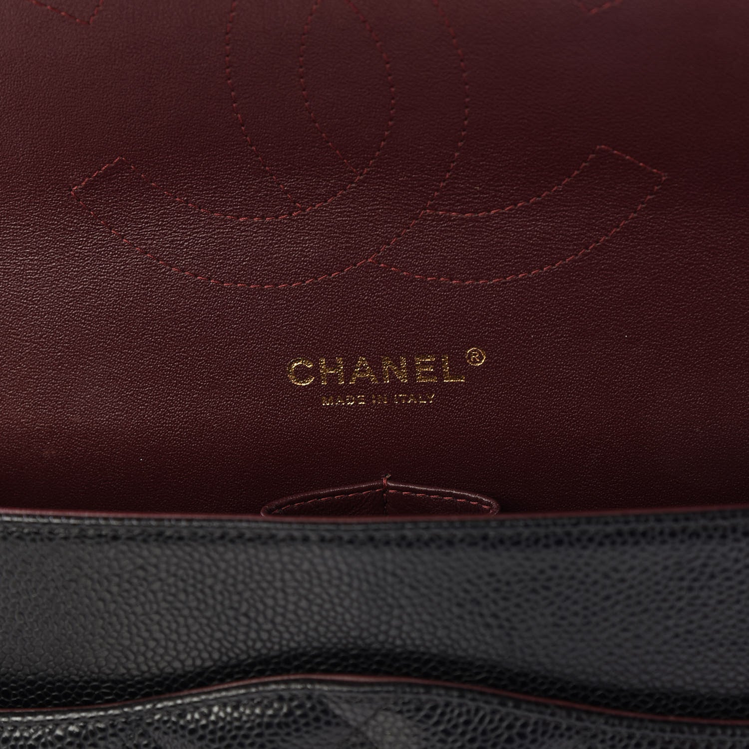 Chanel Caviar Quilted Jumbo Double Flap Black 10 of 11
