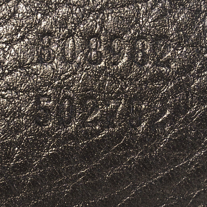 Gucci Metallic Pebbled Calfskin Medium Soho Chain Shoulder Bag Sasso 7 of 15