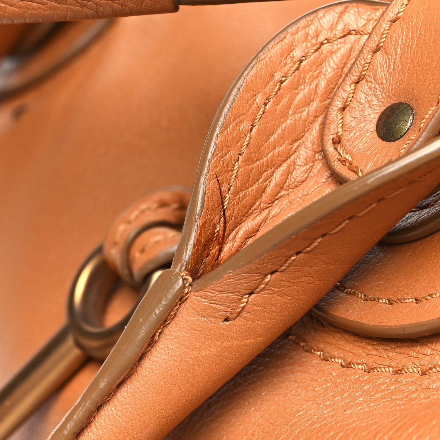 Chloe Calfskin Medium Paddington Satchel Tan 12 of 14