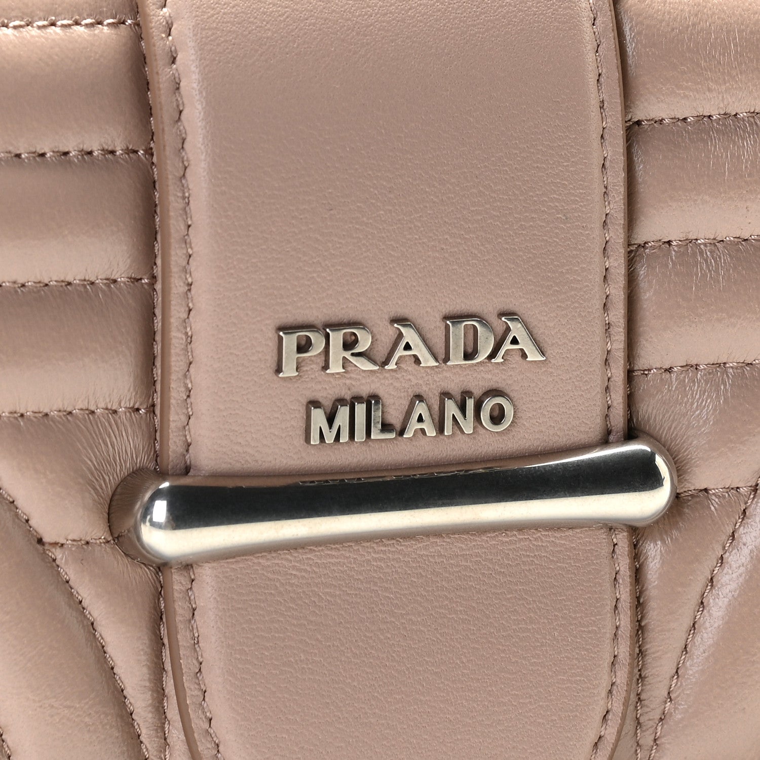Prada Nappa Diagramme Mini Sidonie Chain Crossbody Bag Cipria 5 of 9