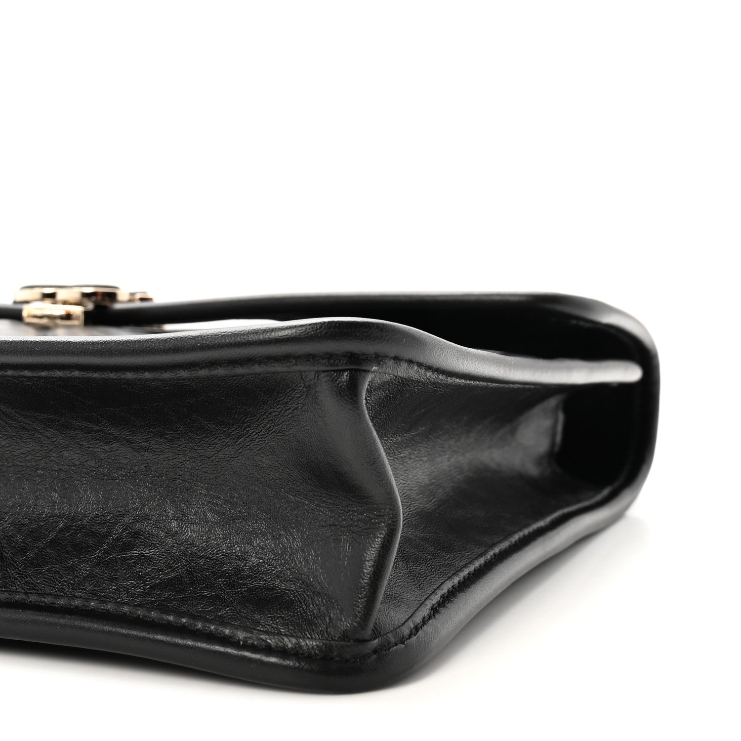 Chanel Aged Calfskin Charms Flap Bag Black 10 of 10