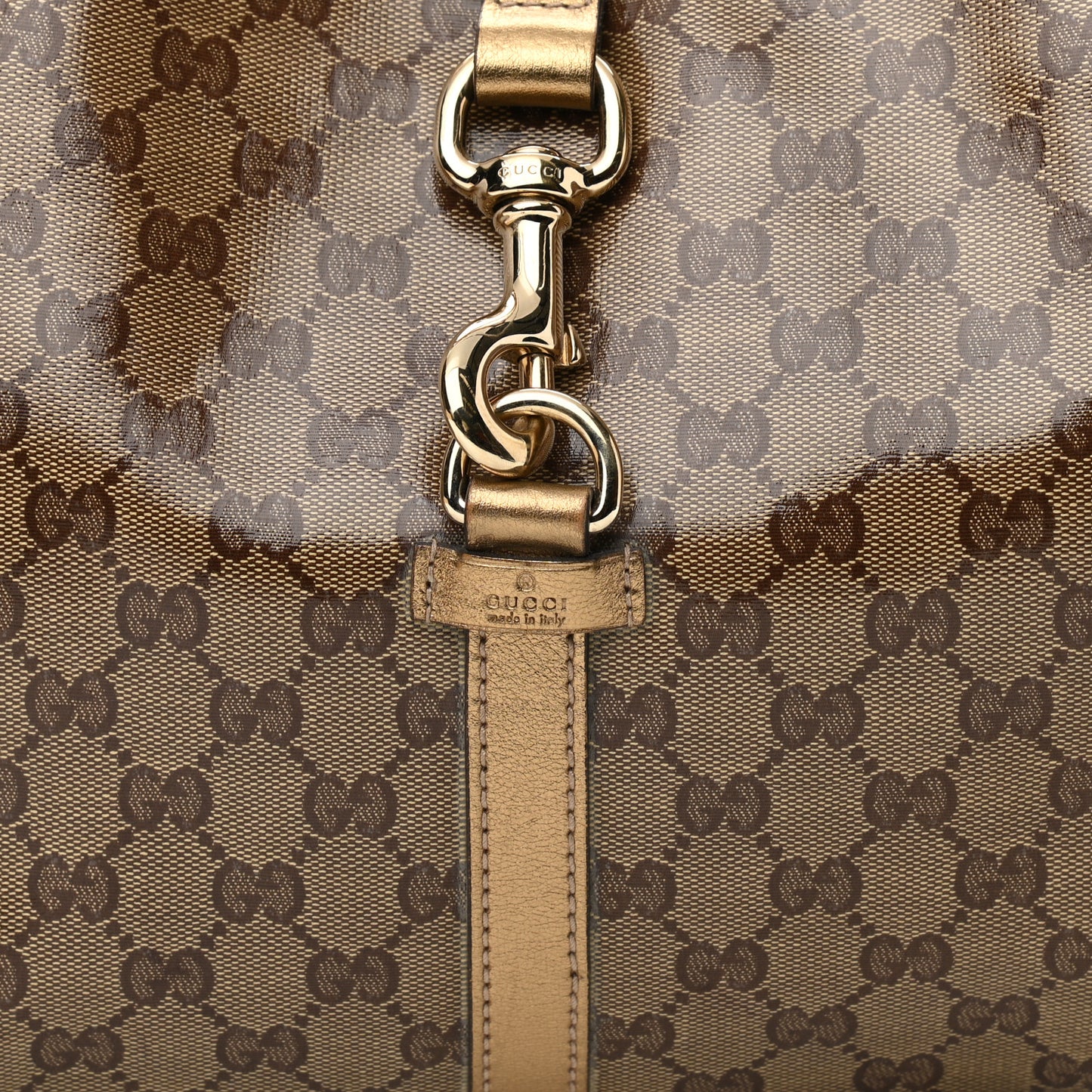 Crystal Monogram Medium Joy Shoulder Bag Bronze