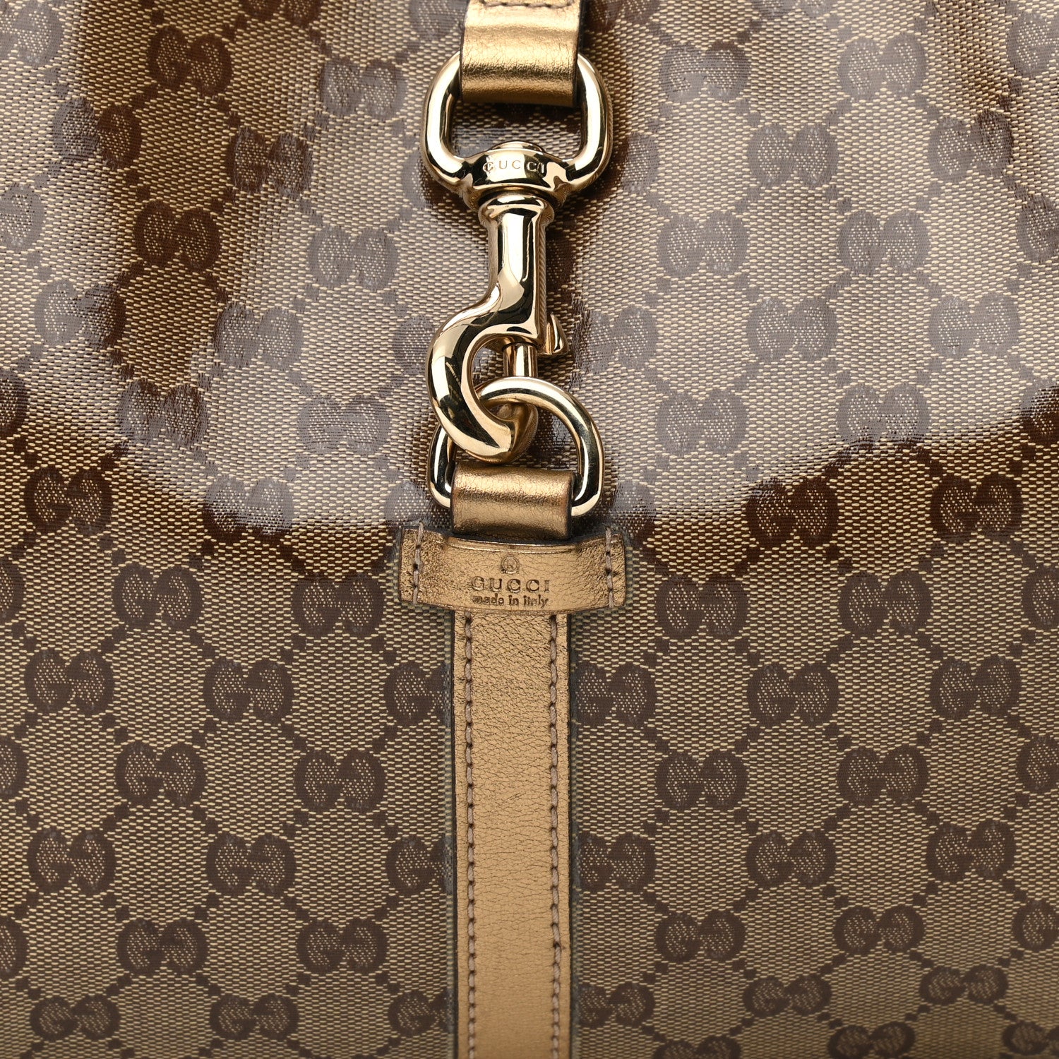 Gucci Crystal Monogram Medium Joy Shoulder Bag Bronze 8 of 10