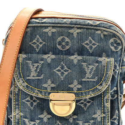 Louis Vuitton Denim Camera Bag Blue 8 of 11