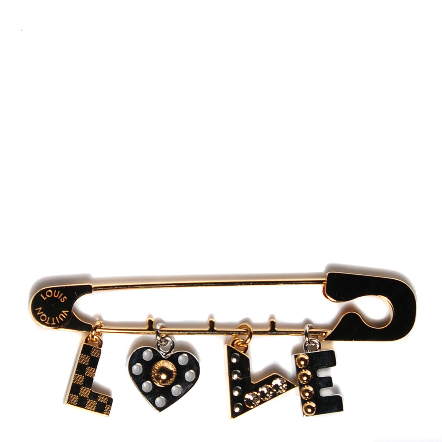 Louis Vuitton Spiky Valentine Brooch Gold 1 of 8