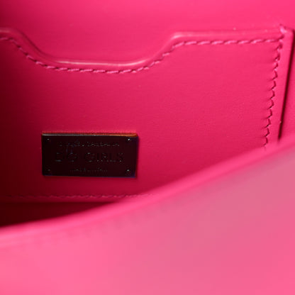 Dolce & Gabbana DOLCE GABBANA Calfskin DG Girls Phone Shoulder Bag Hot Pink 6 of 9