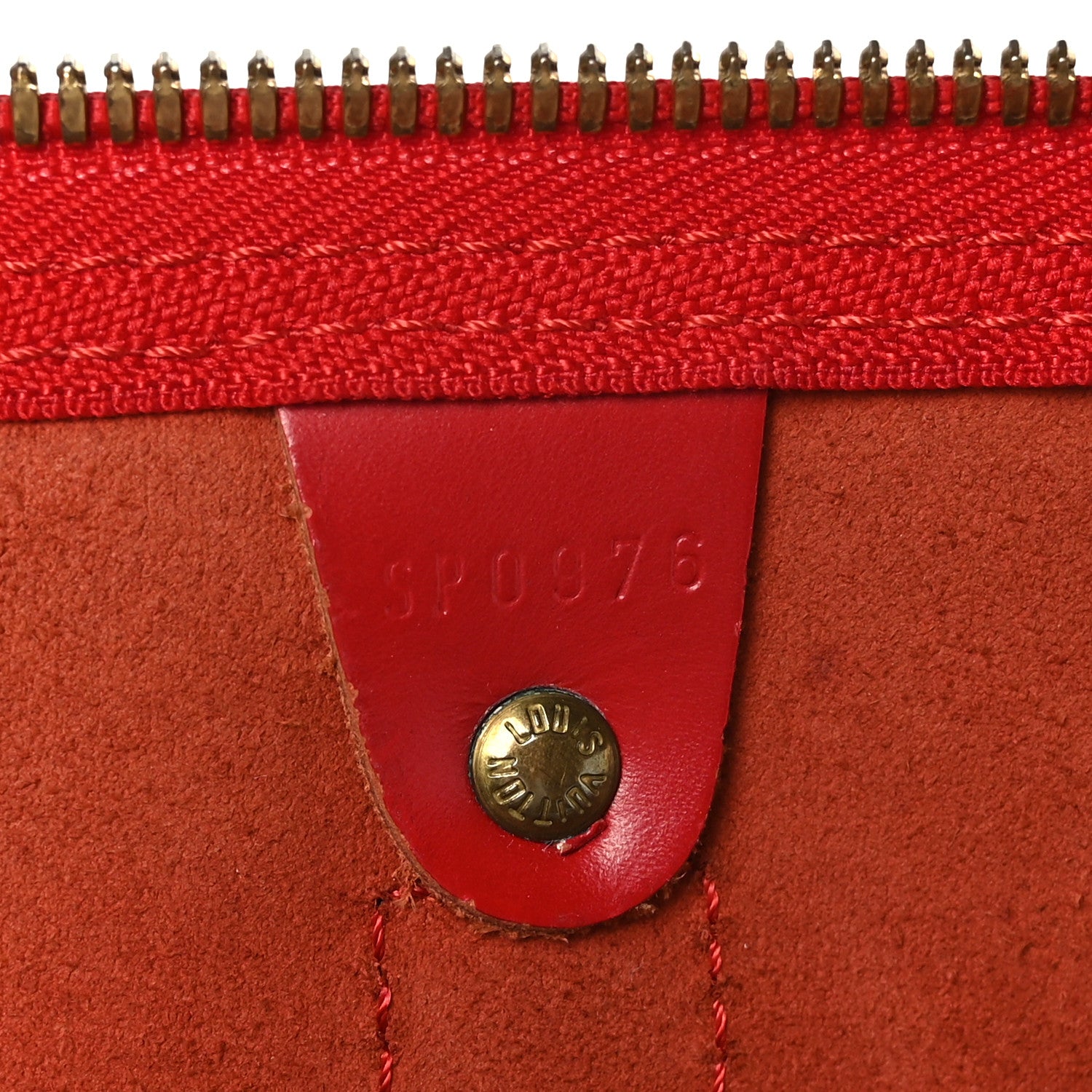 Louis Vuitton Epi Keepall 50 Castillan Red 6 of 13