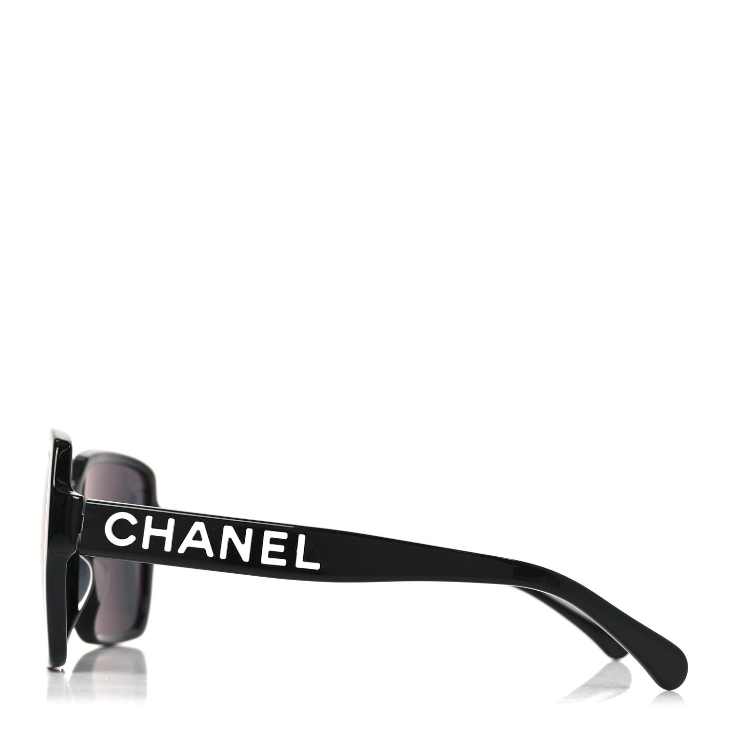 Chanel Acetate Square Sunglasses 5408-A Black 3 of 7
