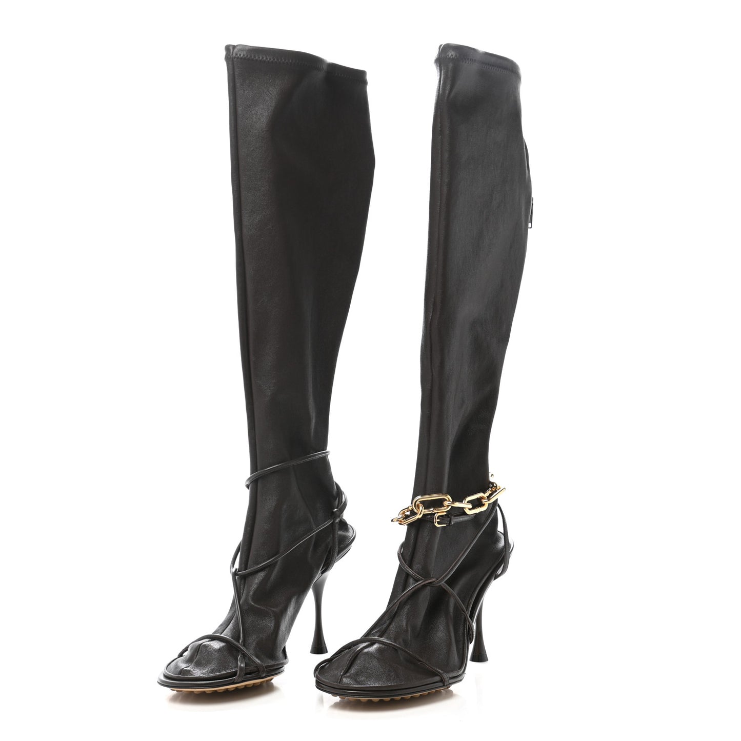 Lambskin Dot Boots 39 Fondant