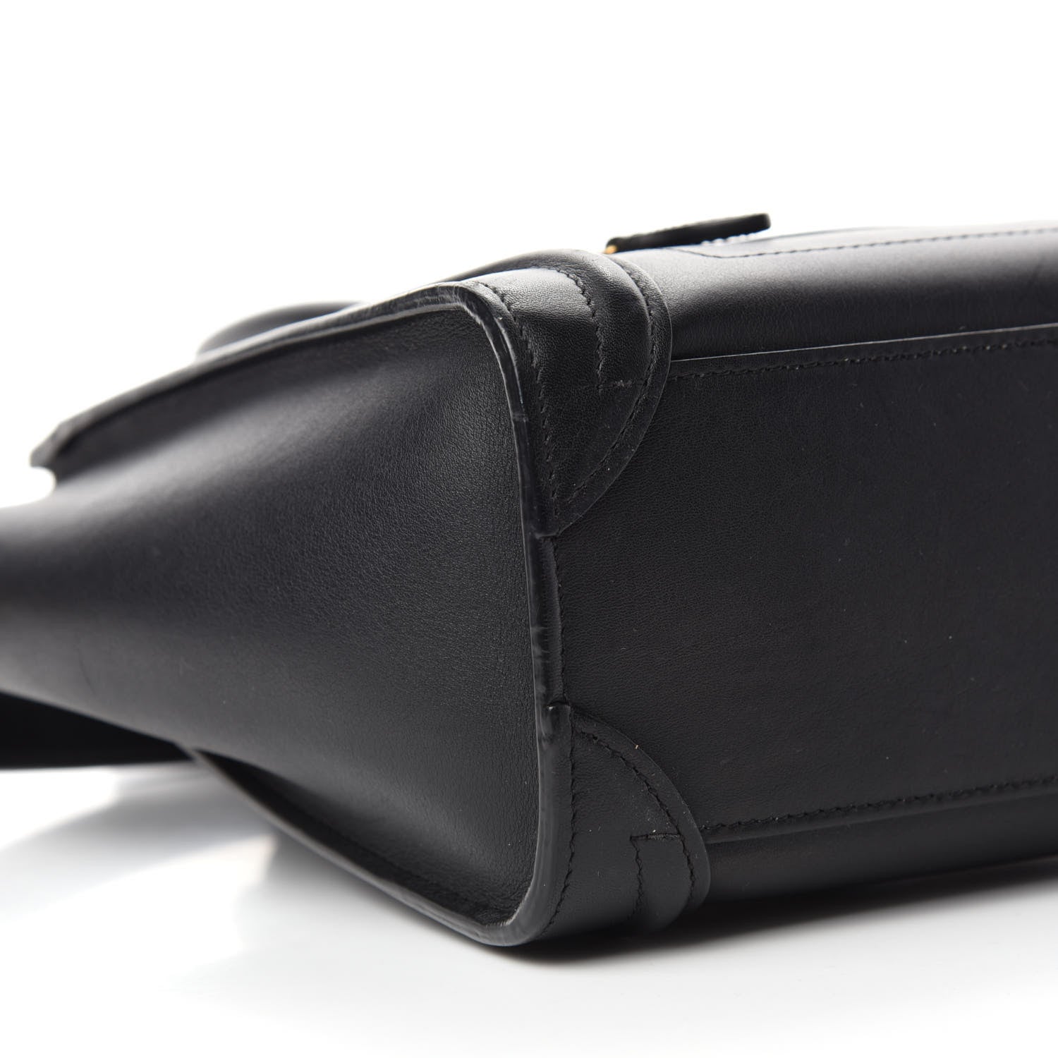 Celine Smooth Calfskin Nano Luggage Black 6 of 10