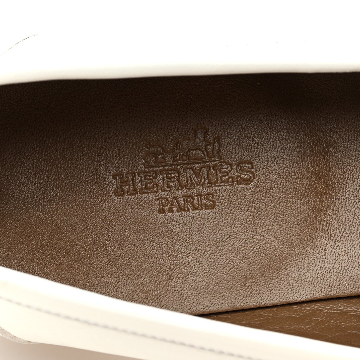 Calfskin Womens Royal Loafers 38 White