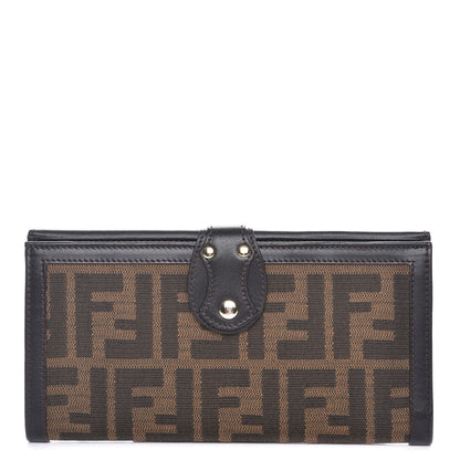 Fendi Zucca Continental Wallet Tobacco 1 of 8