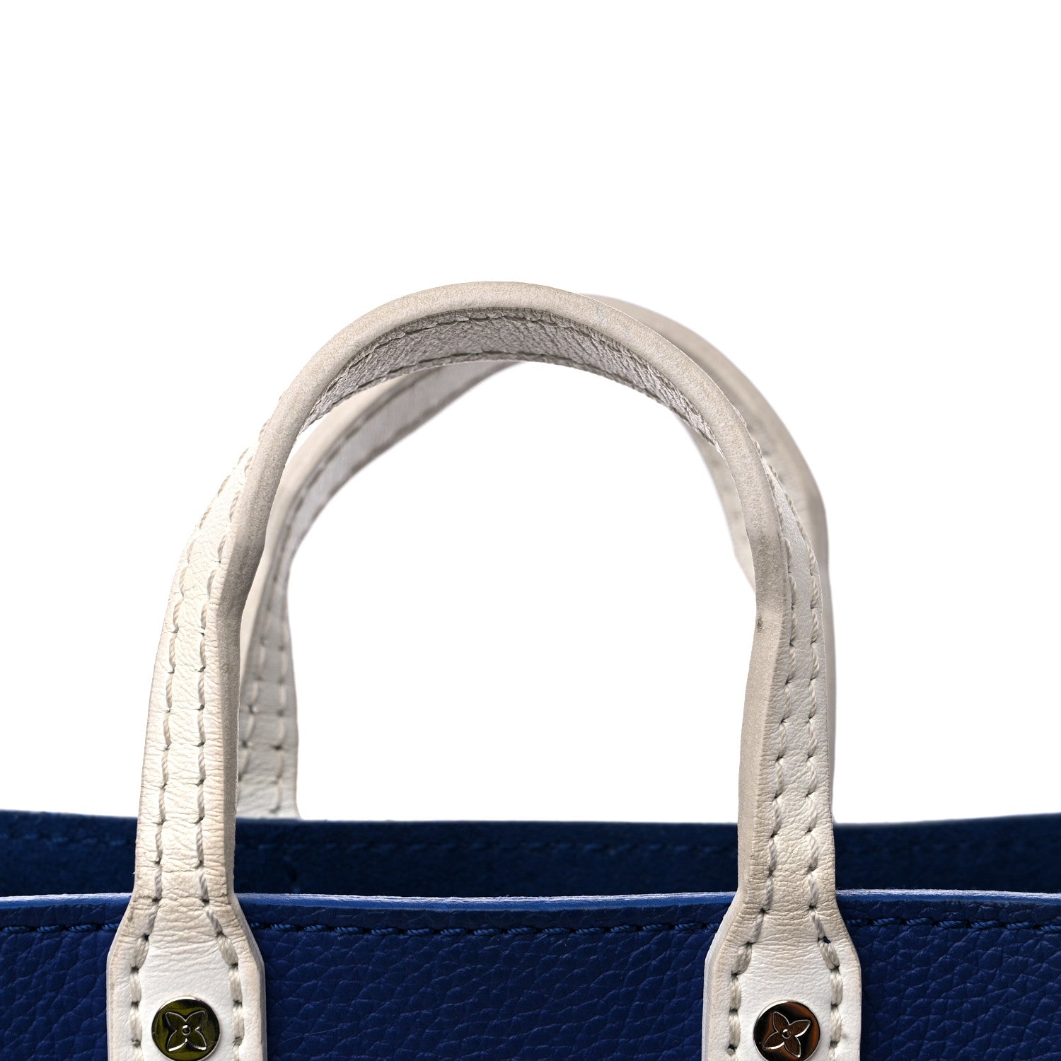 Louis Vuitton Calfskin Everyday LV Sac Plat XS Blue 12 of 12