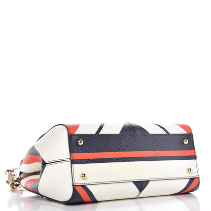 Dolce & Gabbana Dauphine Striped Medium Miss Sicily Satchel Multicolor 4 of 9