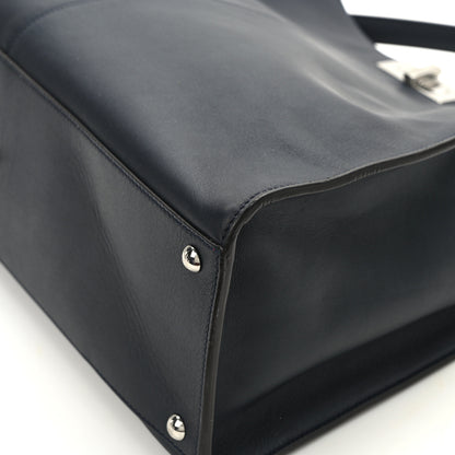 Fendi Vitello Seta Century Large Peekaboo X-Lite Black Notte Flamingo 11 of 16
