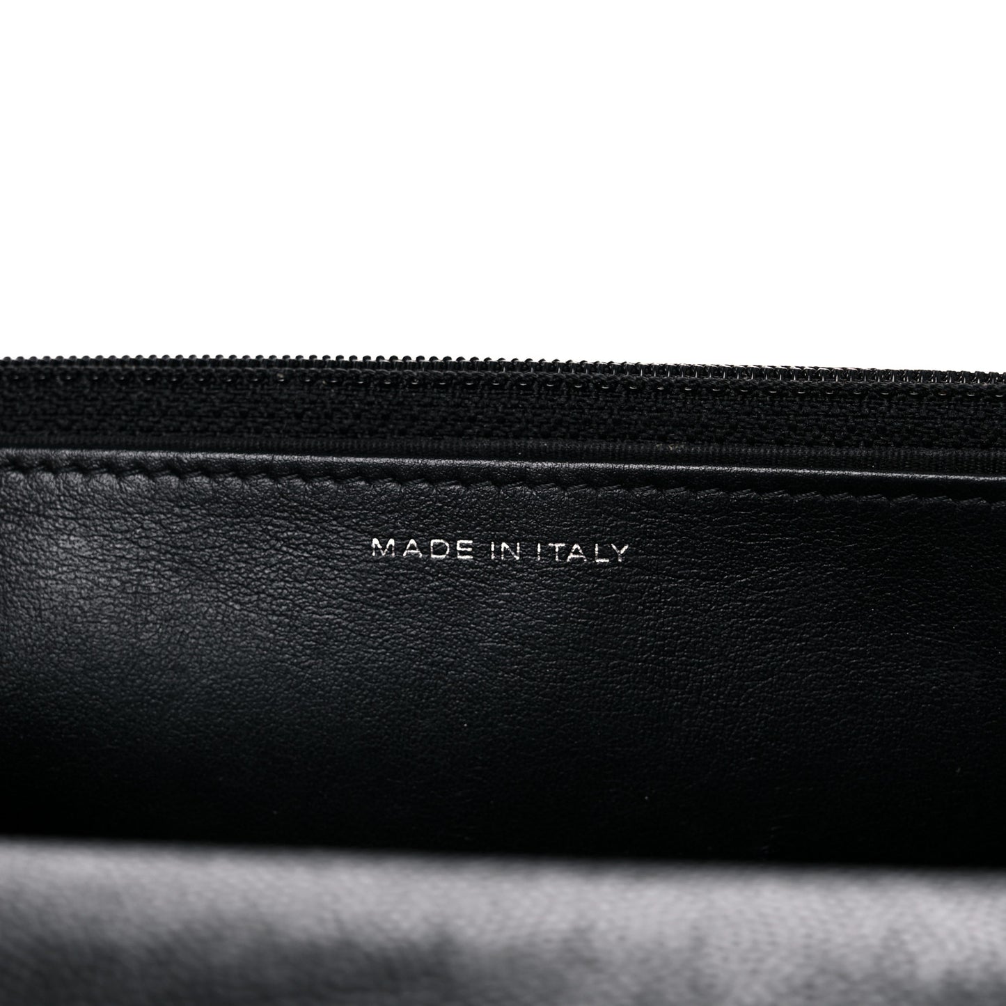 Caviar Quilted My Everything Wallet On Chain WOC Black