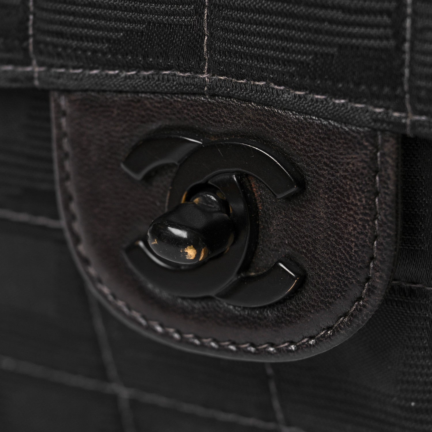Chanel Nylon Medium Travel Flap Black 11 of 12