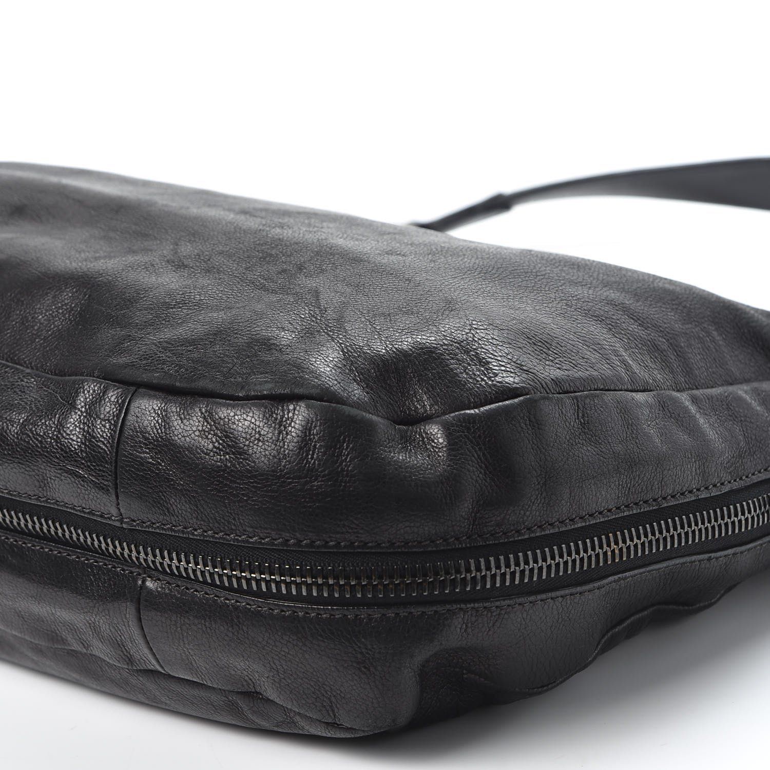 Prada Soft Calf Hobo Black 6 of 13